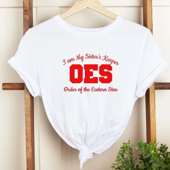 Order Of The Eastern Star Sorority Sisterhood Graphic T-Shirt OES Gift Tee 05 - Picture 1 of 5